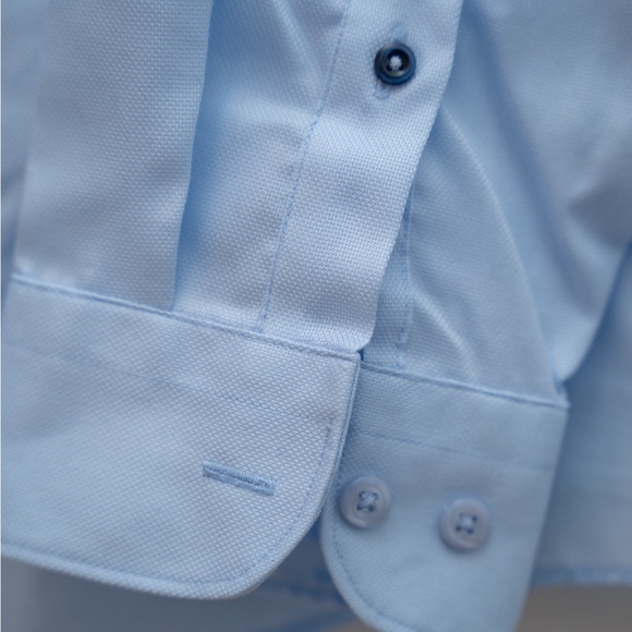 Oscar Makinen Dress Shirt - Light Blue (17) - Picture 4 of 5